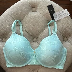 New Natori Bliss Allure Bra 34DD Blue Lace